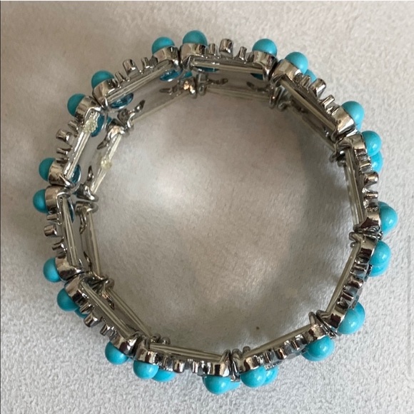 NWOT Turquoise Statement NECKLACE & BRACELET Set - Picture 7 of 10